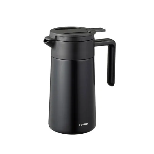 Hario Ceramic-Coated Thermal Server, Black, 600 ml