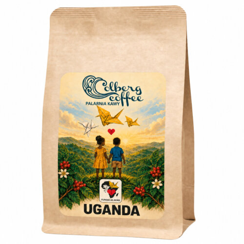 Uganda Bugisu - Fundacja AKIIKI - kawa ziarnista średnio palona specialty | Colbergcoffee