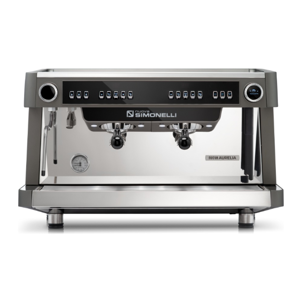 Ekspres kolbowy Nuova Simonelli Nuova Aurelia Volumetric 2GR, kolor metaliczny szary
