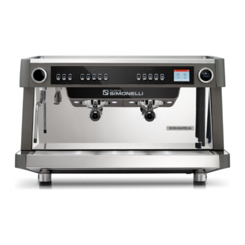 Ekspres kolbowy Nuova Simonelli Nuova Aurelia Volumetric XT 2GR z ekranem dotykowym, kolor metaliczny szary