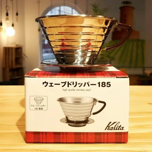 Dripper ze stali nierdzewnej Wave 185 Kalita