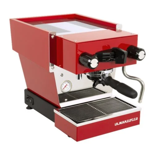 Ekspres kolbowy La Marzocco Linea Micra w kolorze czerwonym