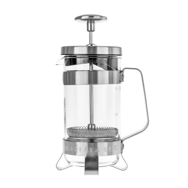 French Press 3 Cup Plunge Pot Electric Steel Barista & Co
